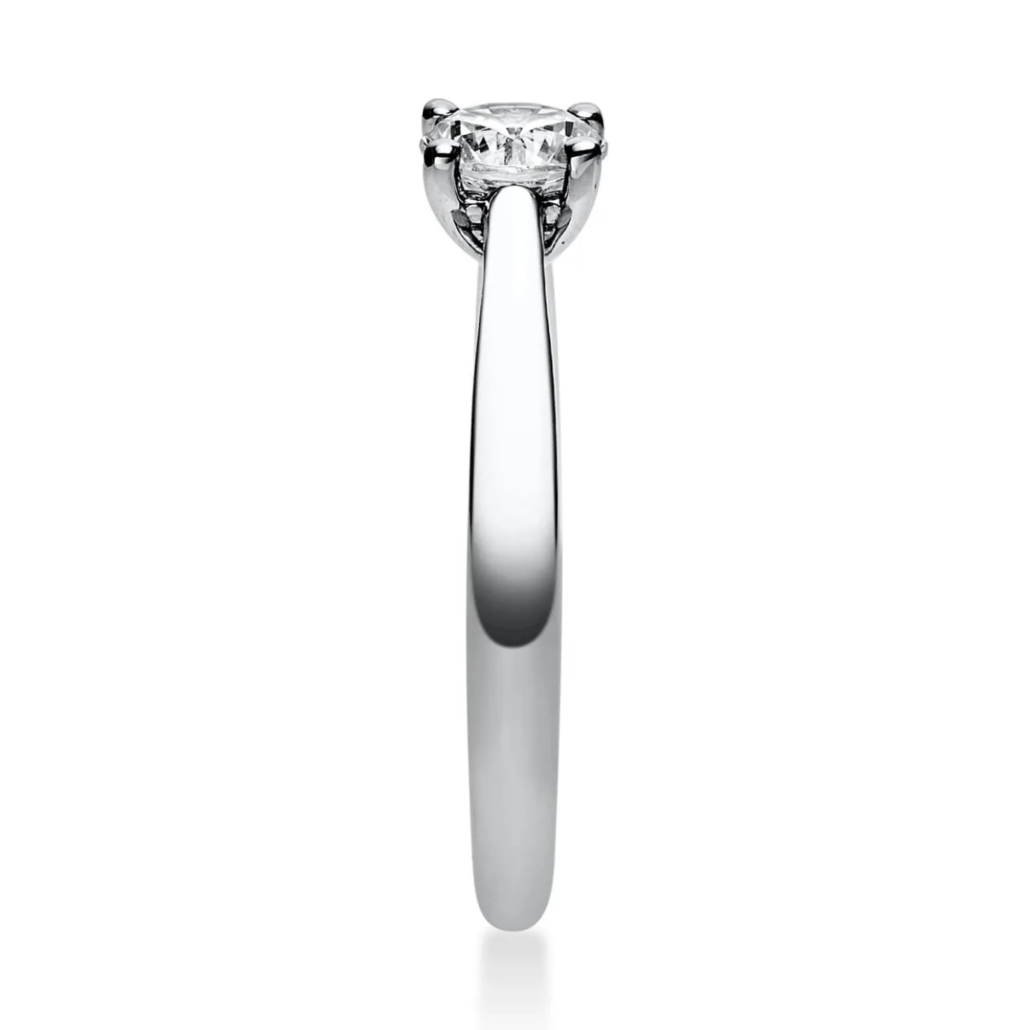 Solitär Ring Damenring aus 950 Platin mit Diamant Brillant 0,50 Ct.