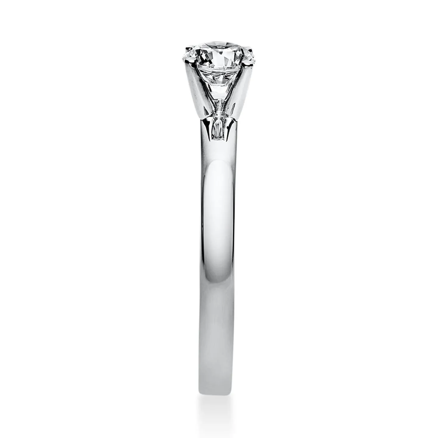Solitär Ring Damenring aus 950 Platin mit Diamant Brillant 0,50 Ct.