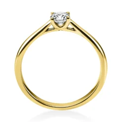 Solitär Ring Damenring 585 Gold Gelbgold Diamant Brillant 0,30 Ct. 4er-Krappe