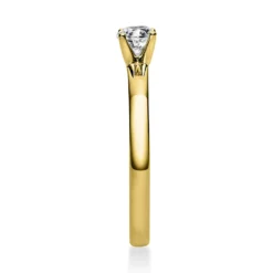 Solitär Ring Damenring 585 Gold Gelbgold Diamant Brillant 0,30 Ct. 4er-Krappe