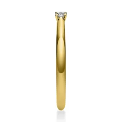 Solitär Ring 585 Gold Gelbgold Diamant Brillant 0,05 Ct 4er-Krappe B: 1,7mm