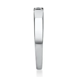 Solitär Ring Spannring aus 950 Platin mit Diamant Brillant 0,15 Ct.