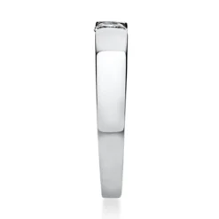 Solitär Ring Spannring aus 950 Platin mit Diamant Brillant 0,25 Ct.