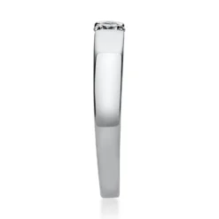 Solitär Ring Spannring aus 950 Platin mit Diamant Brillant 0,20 Ct.