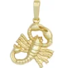 Sternzeichen Anhänger 12,8x16,9mm Skorpion 333 Gold Gelbgold Einhänger Damen