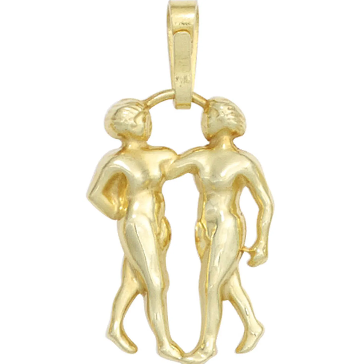 Sternzeichen Anhänger 11,5x17mm Zwilling 333 Gold Gelbgold Einhänger Damen