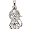 Sternzeichen Löwe Anhänger 10,8x19,2mm mit Zirkonia 925 Silber rhodiniert