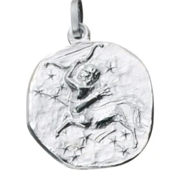Sternzeichen Schütze - Anhänger 19,3x22,5mm aus 925 Echt Silber Halsschmuck