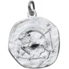 Sternzeichen Steinbock - Anhänger 19,3x22,5mm aus 925 Echt Silber Unisex