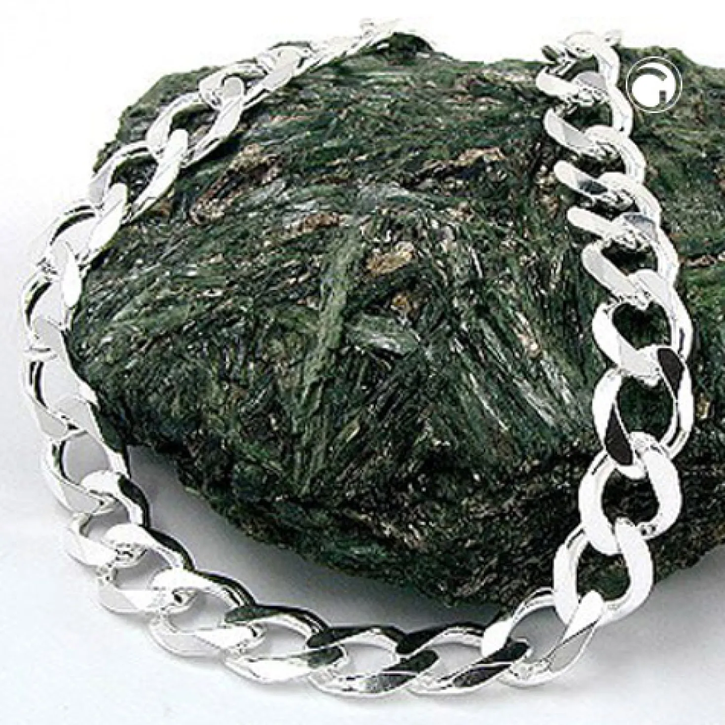 Weitpanzer Armschmuck Armband Armkette aus 925 Silber L: 21cm