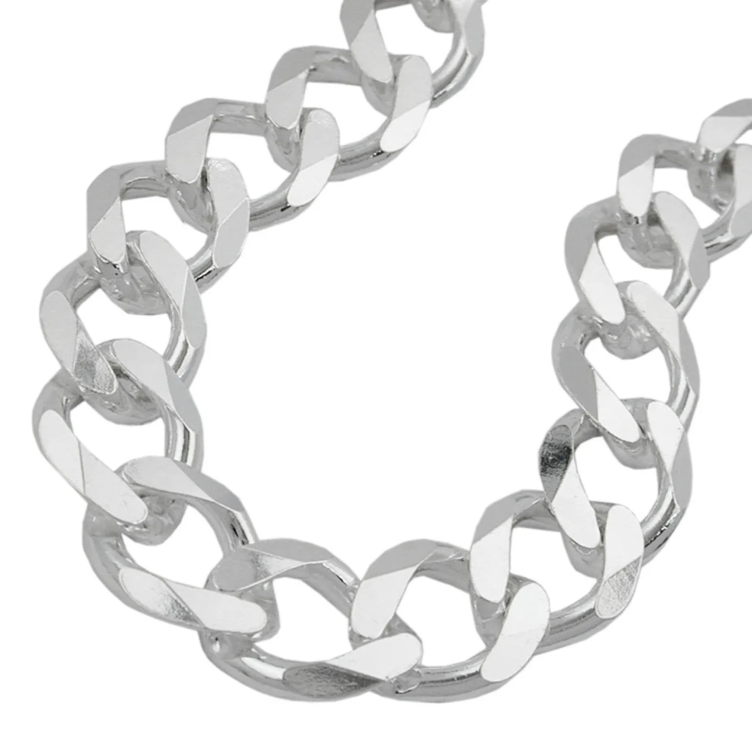 Weitpanzer Armschmuck Armband Armkette aus 925 Silber L: 21cm
