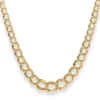 Zwillingspanzerkette Goldkette Collier Halskette aus 585 Gold Gelbgold 45cm